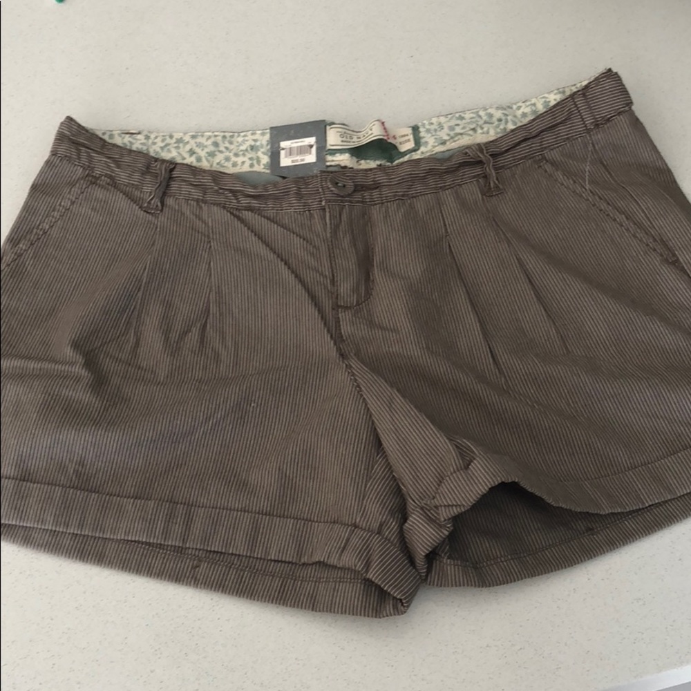 Old Navy Pinstripe Cuffed Shorts